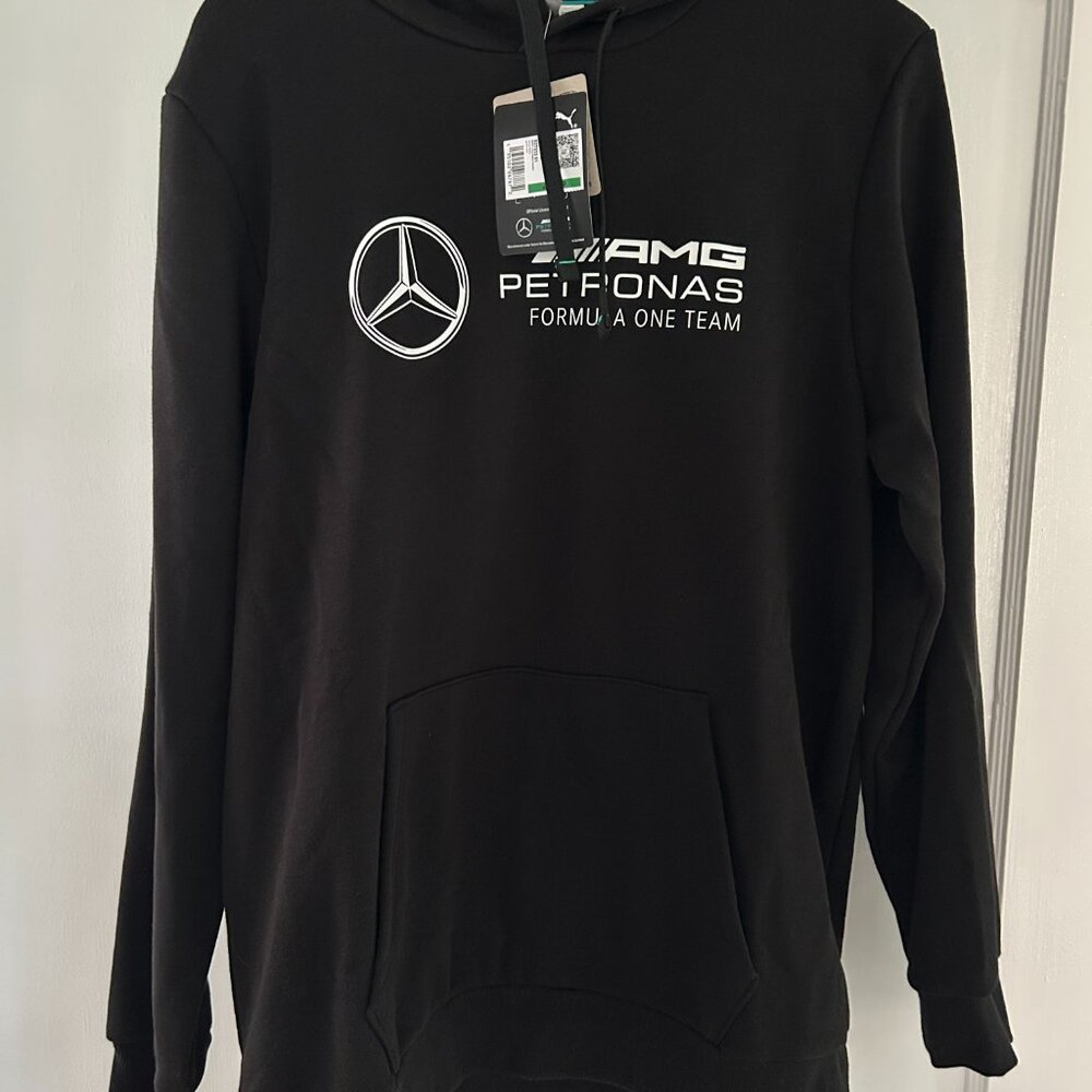 Formula One Mercedes AMG Petronas Puma Black Sweatshirt